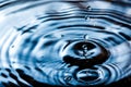 Drop of water splash blurred Royalty Free Stock Photo