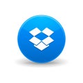 Dropbox cloud storage icon,simple style