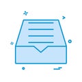 Dropbox icon design vector Royalty Free Stock Photo