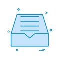 Dropbox icon design vector