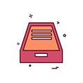 Dropbox icon design vector