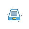 Dropbox icon design vector