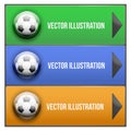 Dropdown sport menu. Vector illustration. Royalty Free Stock Photo