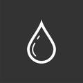 Droplet Logo Template. Drop Water Icon. Illustration Design. Vector EPS 10 Royalty Free Stock Photo