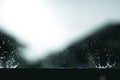 Droplet water shape splash of rain Royalty Free Stock Photo
