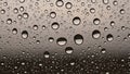 Droplets are evenly distributed with some larger ones surrounded Royalty Free Stock Photo