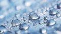 Droplets freeze on metal floor, chilled transformation revealed, AI Generated