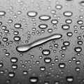 The droplets vary in size creating a pattern of spherical shapes Royalty Free Stock Photo