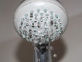drops of water from shower head Royalty Free Stock Photo
