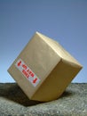 Dropped Package Royalty Free Stock Photo