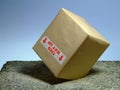 Dropped Package Royalty Free Stock Photo