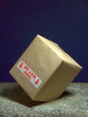 Dropped Package Royalty Free Stock Photo