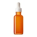 Dropper bottle. Amber glass essential oil bottle Royalty Free Stock Photo