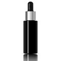 Dropper Bottle. Black Cosmetic Serum Mockup Vector Royalty Free Stock Photo