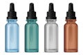 Dropper Bottle. Clear Serum Cosmetic Pipette Flask