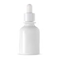 Dropper Bottle. Cosmetic Eyedropper Vial, Isolated