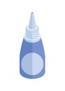 Dropper bottle. Eyedropper bottle. Simple flat illustration.