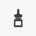 Dropper Bottle Vector Icon Royalty Free Stock Photo