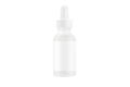 Dropper bottle mock up isolated on a white background. Blank label. Cosmetic glass empty bottles for liquid drug Royalty Free Stock Photo