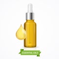 Dropper Essential Oil Bottle. Vector