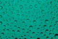 Drops background. Wet water on glass. Rain pattern texture. Royalty Free Stock Photo