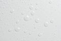 Drops of cosmetic micellar water or tonic. Closeup, macro photography