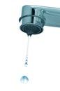 Drops and faucet Royalty Free Stock Photo