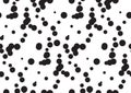 Drops ink stains seamless pattern Royalty Free Stock Photo