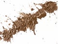 Drops of mud sprayed Royalty Free Stock Photo