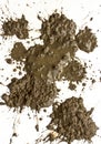 Drops of mud sprayed Royalty Free Stock Photo