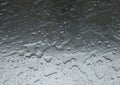 Drops Of Rain Water On Metal Surface Background - Close up shiny metal surface covered in water droplets after the rain Royalty Free Stock Photo