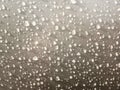 Drops on shiny metal floors for background Royalty Free Stock Photo