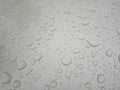 Drops on shiny metal floors for background Royalty Free Stock Photo