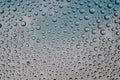 Drops texture. Wet water on glass background. Bubble pattern. Royalty Free Stock Photo