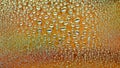 Drops of water. Abstract gradient background. Colored drop texture. Iridescent gradient. Heavily textured image. Small depth of