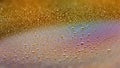 Drops of water. Abstract gradient background. Colored drop texture. Rainbow gradient. Heavily textured image. Shallow depth of