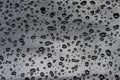 Drops of water on the car after rain - Image Royalty Free Stock Photo