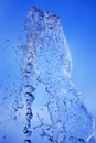 Drops water of the fountain in the sky Royalty Free Stock Photo