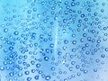 Drops water glass Royalty Free Stock Photo