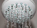 drops of water from shower head Royalty Free Stock Photo