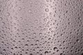 Drops of water. Wet rain on glass pattern texture background. Royalty Free Stock Photo