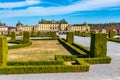 Drottningholm Palace viewed from the royal gardens in Sweden Royalty Free Stock Photo