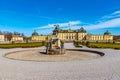 Drottningholm Palace viewed from the royal gardens in Sweden Royalty Free Stock Photo