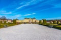 Drottningholm Palace viewed from the royal gardens in Sweden Royalty Free Stock Photo