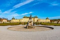 Drottningholm Palace viewed from the royal gardens in Sweden Royalty Free Stock Photo