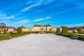 Drottningholm Palace viewed from the royal gardens in Sweden Royalty Free Stock Photo