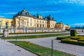 Drottningholm Palace viewed from the royal gardens in Sweden Royalty Free Stock Photo