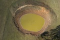 A drought affected livestock water dam in regional Australia