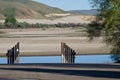 Drought Conditions - Boat Launch at Empty Reservoir