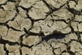 Drought Cracked Mud Grunge Texture Royalty Free Stock Photo